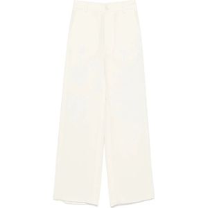 Barena Venezia, Dames, Broeken, Beige, Maat: S Zijde,