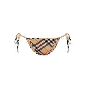 Burberry Bikinislip met strikdetails , Beige , Dames , Maat: XS