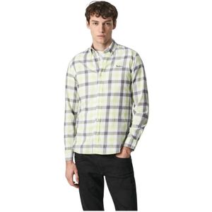 Pepe Jeans, Heren, Overhemden, Beige, Maat: M Flanel,