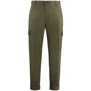 Hugo, Heren, Broeken, Groen, Maat: M Katoen,