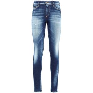 Philipp Plein, Dames, Jeans, Blauw, Maat: W30 Denim,