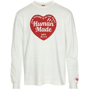 Human Made, Heren, Tops, Beige, Maat: M
