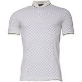Dolce & Gabbana - Polka Dot Polo T-shirt - Wit - Heren - Katoen