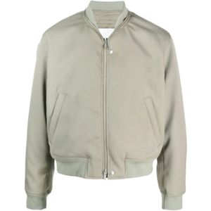 Jil Sander, Heren, Jassen, Beige, Maat: XL Gabardine,