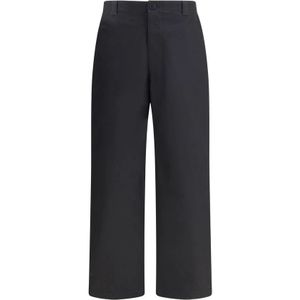 Gucci, Heren, Broeken, Zwart, Maat: M Katoen,
