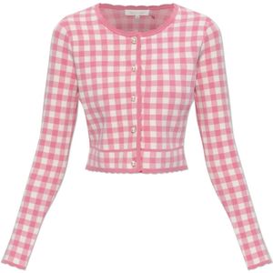 Loveshackfancy, Dames, Truien, Roze, Maat: M Viscose,