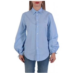 Ralph Lauren, Dames, Blouses & Shirts, Blauw, Maat: L