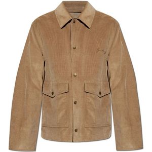 Burberry, Heren, Jassen, Bruin, Maat: L