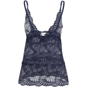 Saint Tropez, Dames, Tops, Blauw, Maat: L