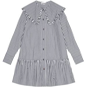 Ganni, Dames, Jurken, Zwart, Maat: S Katoen,