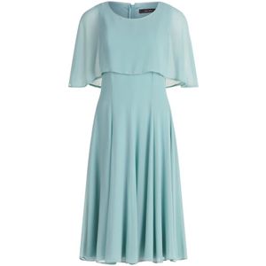 vera mont, Dames, Jurken, Blauw, Maat: 4XL Chiffon,