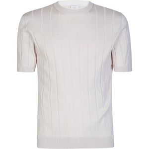 Eleventy, Heren, Truien, Beige, Maat: M Katoen,