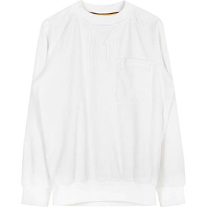 K-Way, Heren, Sweatshirts & Hoodies, Wit, Maat: S Velours,