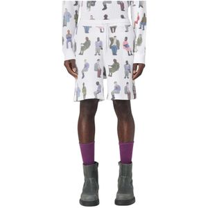 JW Anderson, Heren, Korte broeken, Wit, Maat: S Katoen,