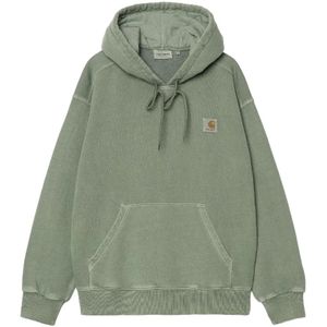 Carhartt Wip, Heren, Sweatshirts & Hoodies, Groen, Maat: M Katoen,