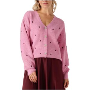 Y.a.s, Dames, Truien, Roze, Maat: L Corduroy,