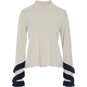 Bitte Kai Rand, Dames, Truien, Beige, Maat: L