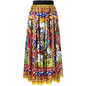 Dolce & Gabbana, Dames, Rokken, Veelkleurig, Maat: 2XS