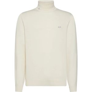 Sun68, Heren, Truien, Wit, Maat: XL Wol,