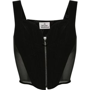 Vivienne Westwood, Dames, Tops, Zwart, Maat: XS