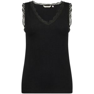 Cream, Dames, Tops, Zwart, Maat: M Modal,