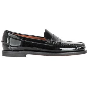 Sebago, Dames, Schoenen, Zwart, Maat: 37 EU Leer,