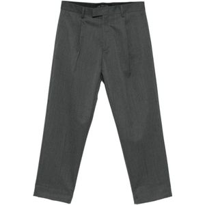 Low Brand, Heren, Broeken, Grijs, Maat: W38 Wol,
