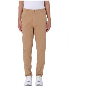 Hugo, Heren, Broeken, Beige, Maat: XS Katoen,
