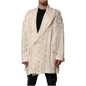 Dolce & Gabbana, Heren, Mantels, Beige, Maat: L