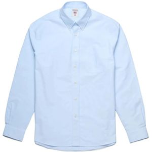 Sebago, Heren, Overhemden, Blauw, Maat: L Katoen,