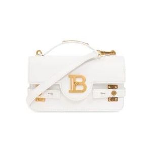 Balmain B-Buzz 24 schoudertas , White , Dames , Maat: ONE Size