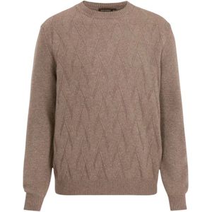 Oscar Jacobson, Heren, Truien, Bruin, Maat: M Wol,