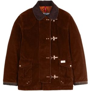 Fay, Heren, Jassen, Bruin, Maat: M Katoen,