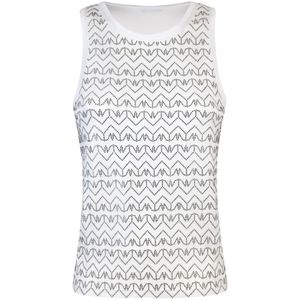 Patrizia Pepe, Dames, Tops, Wit, Maat: S Viscose,