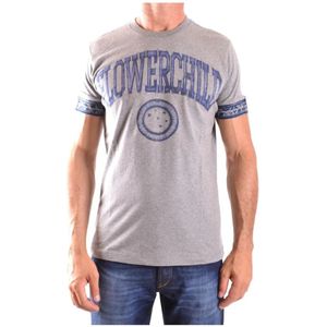 Diesel, Heren, Tops, Grijs, Maat: S Katoen,