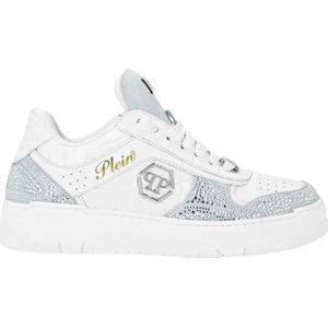 Philipp Plein, unisex, Schoenen, Wit, Maat: 36 EU Leer,