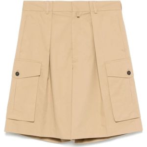Dries Van Noten, Heren, Korte broeken, Beige, Maat: M Katoen,