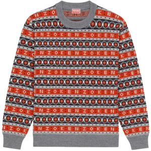 Kenzo, Heren, Truien, Rood, Maat: S Wol,