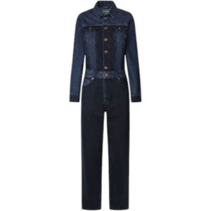 Pepe Jeans, Dames, Jumpsuits & Playsuits, Blauw, Maat: L Denim,