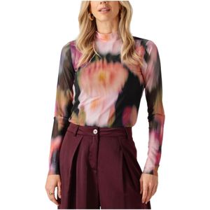 Y.a.s, Dames, Blouses & Shirts, Veelkleurig, Maat: S Poliester,