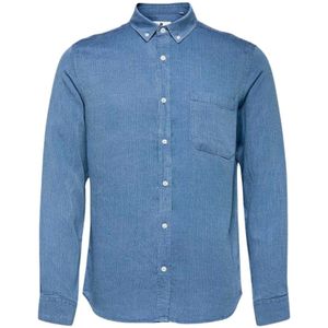 Anerkjendt, Heren, Overhemden, Blauw, Maat: 2XL
