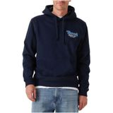 Tommy Jeans - TJM REG Font Play - Hoodie - Donkerblauw - Katoen