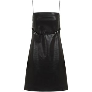 Givenchy, Dames, Jurken, Zwart, Maat: XS Leer,