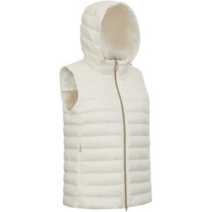 Geox, Dames, Jassen, Wit, Maat: S Polyamide,
