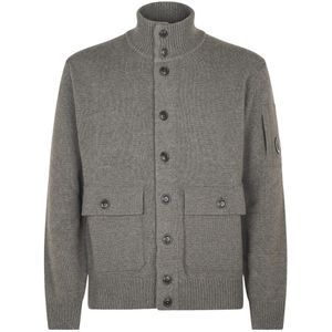 C.p. Company, Heren, Truien, Grijs, Maat: L Wol,