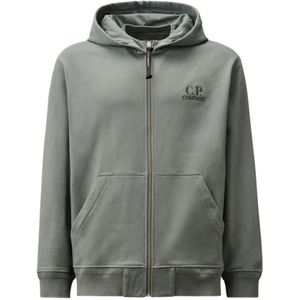 C.p. Company, Heren, Sweatshirts & Hoodies, Blauw, Maat: L Fleece,