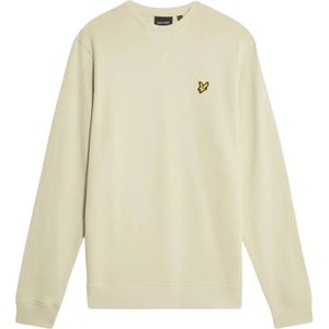 Lyle & Scott, Heren, Sweatshirts & Hoodies, Beige, Maat: L Katoen,