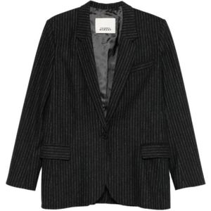 Isabel Marant, Dames, Jassen, Grijs, Maat: XS Wol,