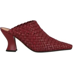 Bottega Veneta, Dames, Schoenen, Rood, Maat: 35 EU Leer,