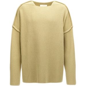 Jil Sander, Heren, Truien, Groen, Maat: M Wol,